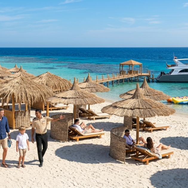Paradise Island VIP haj&oacute;kir&aacute;ndul&aacute;s Hurghada Adam Tours.