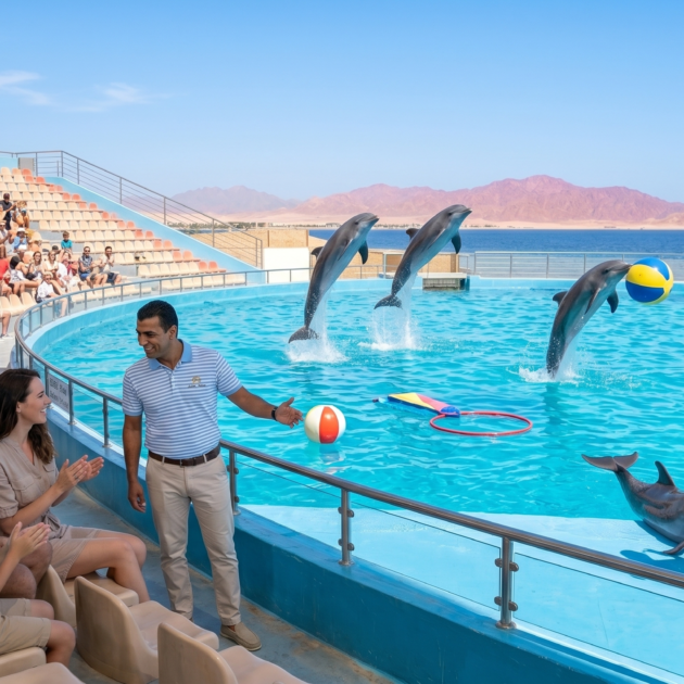 Delfin Show Hurghada - Adam Tours Csal&aacute;di Program.